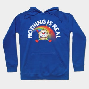 Nothing Is Real // 80s Nihilist Faded Meme Lover Hoodie